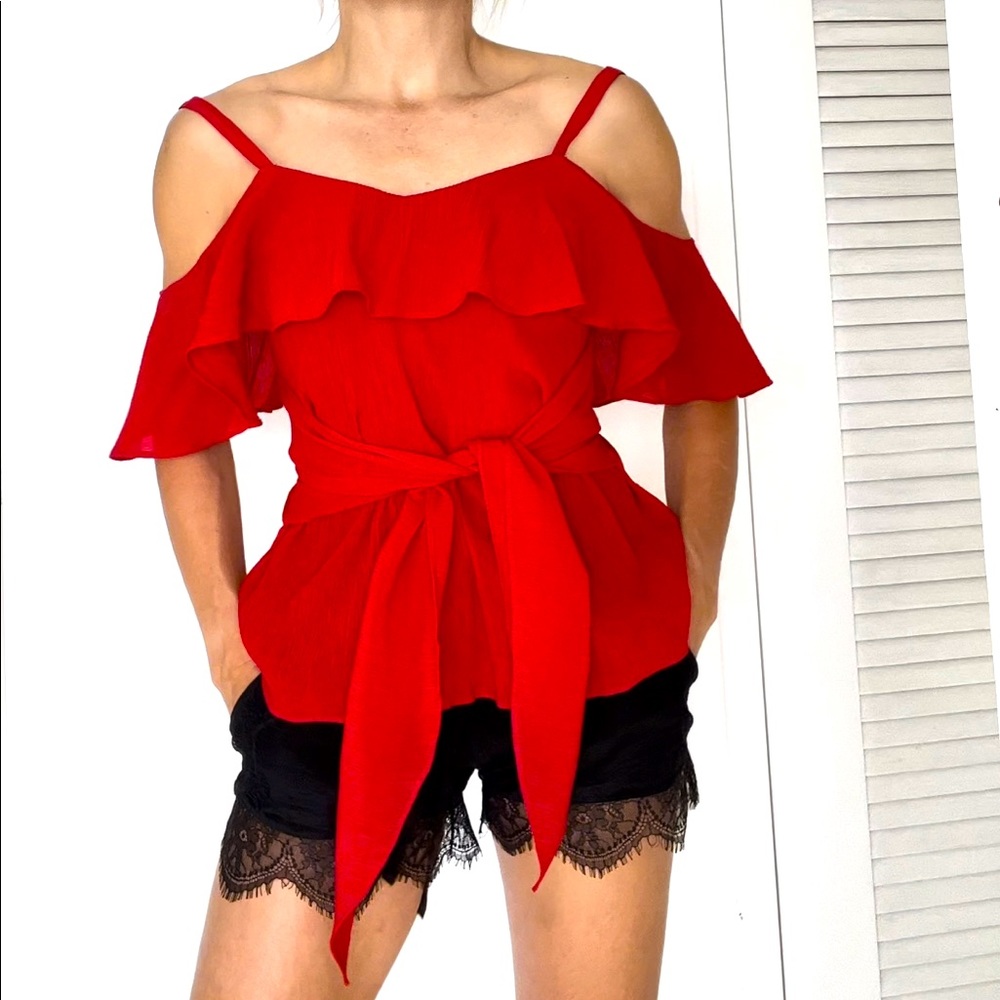 New Club Monaco Red top